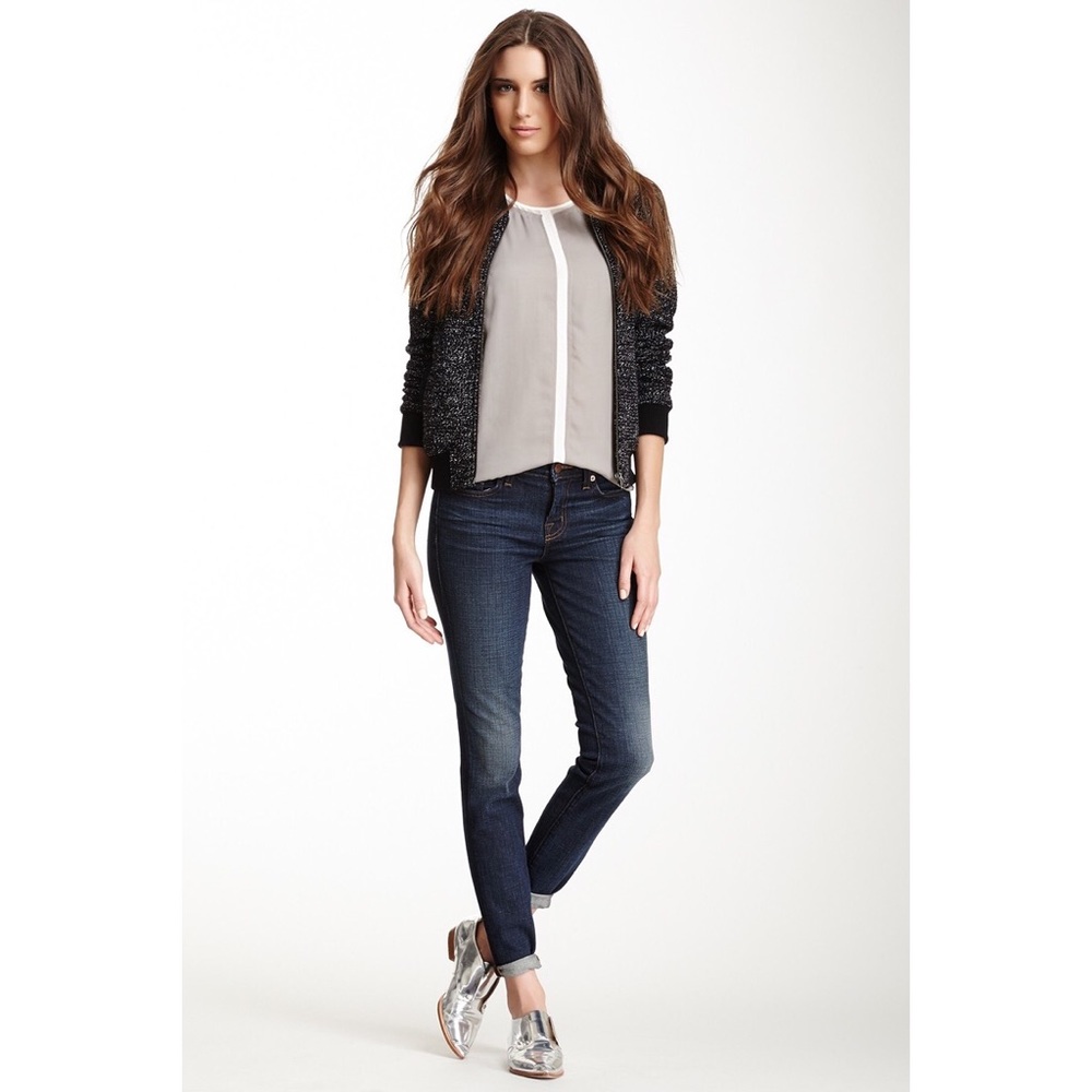 J BRAND MID-RISE SKINNY JEAN
